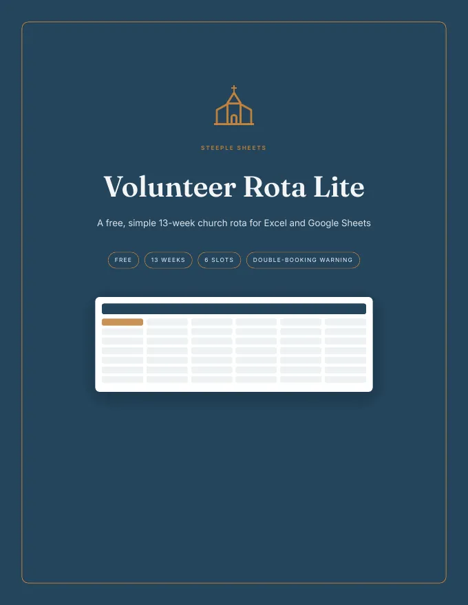 Cover of the Volunteer Rota Lite (free)